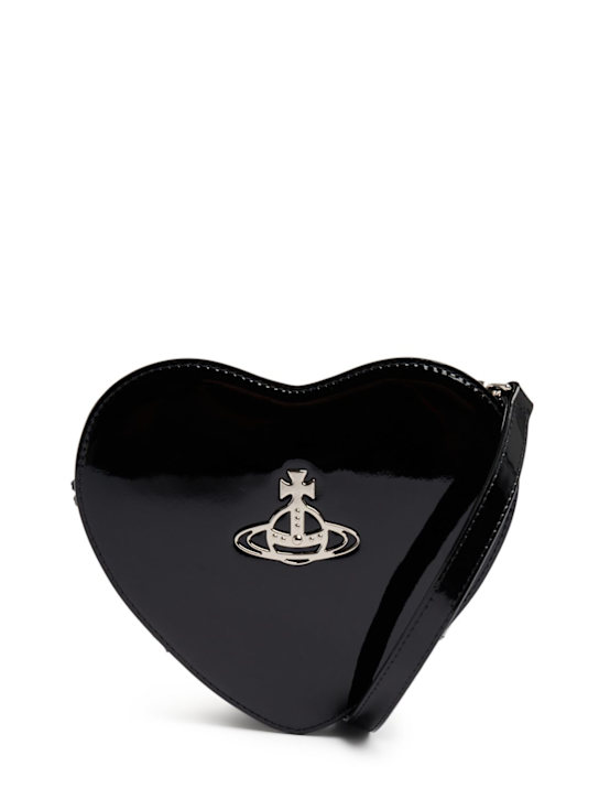 Vivienne Westwood: Louise Heart patent leather bag - women_0 | Luisa Via Roma