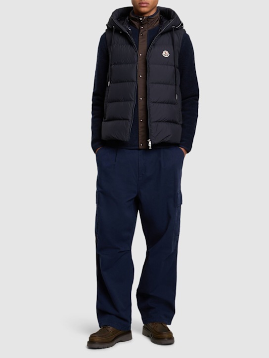 Moncler: Cardamine tech down jacket - men_1 | Luisa Via Roma