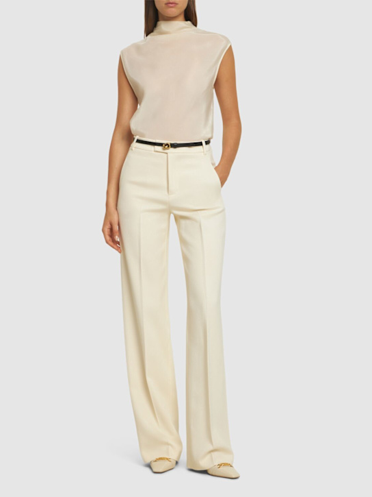 Tailored wide leg pants - Thumbnail 2