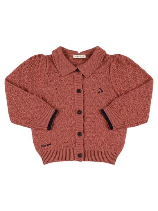 Liewood: Cardigan in maglia di lana e cotone - kids-girls_0 | Luisa Via Roma