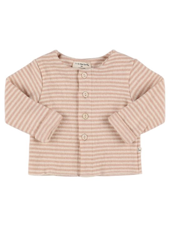 1 + IN THE FAMILY: Cardigan in misto cotone stampato - kids-girls_0 | Luisa Via Roma