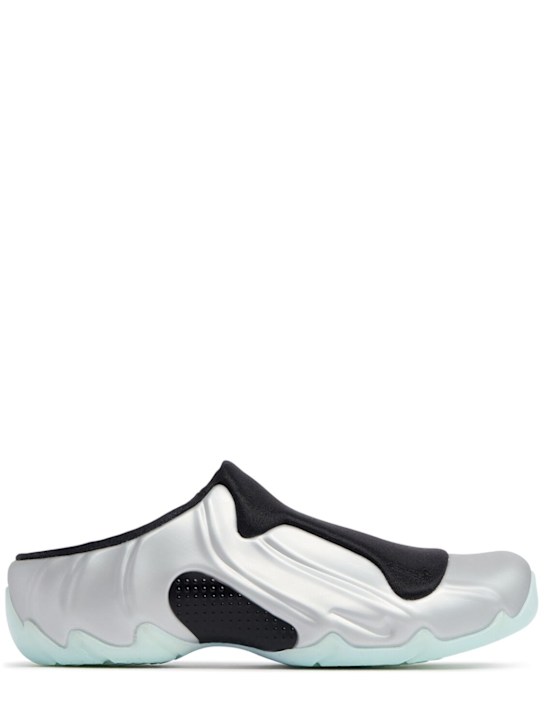 Nike: Nike Clogposite slippers - Grey/Black - men_0 | Luisa Via Roma