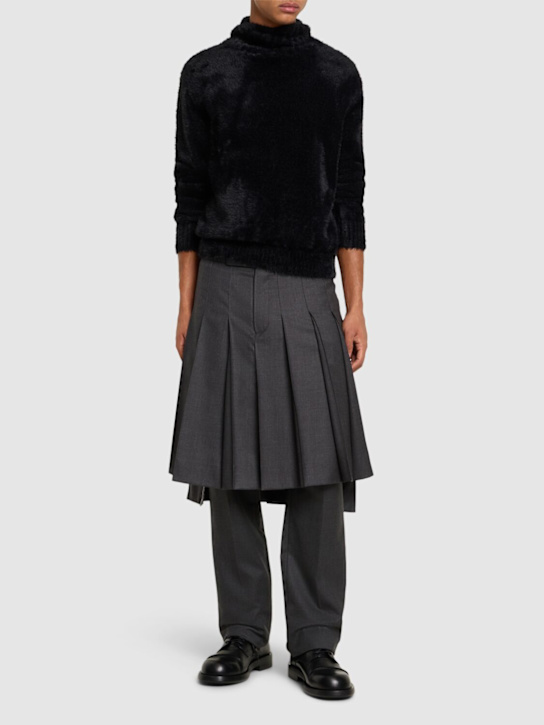 Charles Jeffrey LOVERBOY: Fluffy ears balaclava jumper - men_1 | Luisa Via Roma