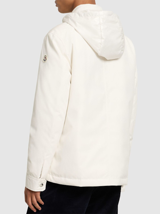 Moncler: Buffaure tech & cotton down jacket - men_2 | Luisa Via Roma