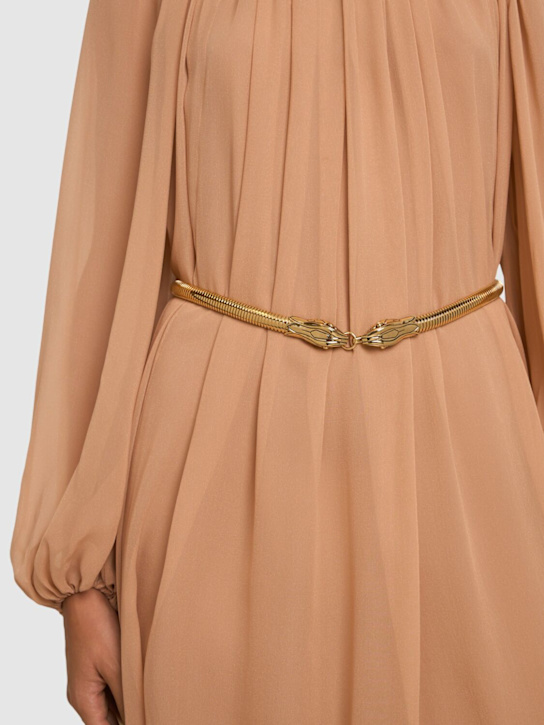 Chloé: Snake金属色腰带 - 复古金色 - women_1 | Luisa Via Roma