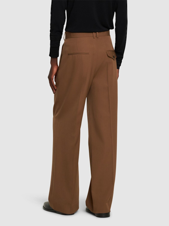 The Row: Holl wool pants - Fawn - men_2 | Luisa Via Roma