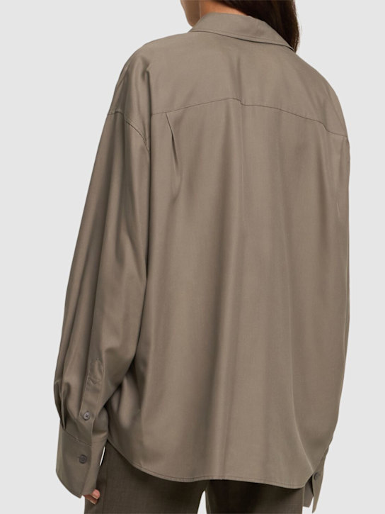 Carven: Washed habotai shirt - women_2 | Luisa Via Roma