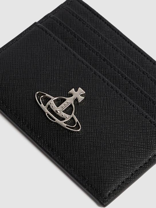 Vivienne Westwood: Card holder - Black - men_1 | Luisa Via Roma