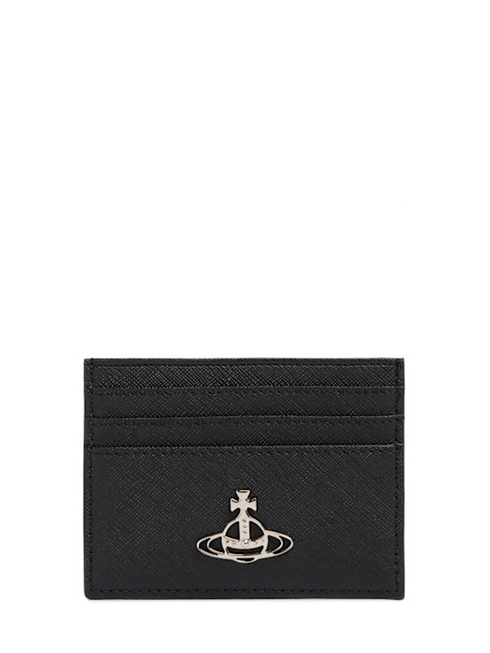 Vivienne Westwood: Card holder - Black - men_0 | Luisa Via Roma