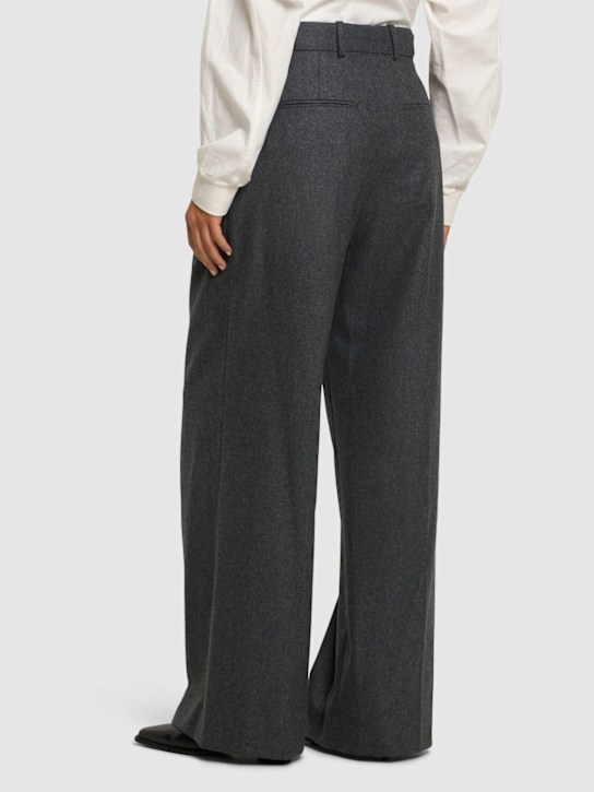 Carven: Wool wide pants - women_2 | Luisa Via Roma