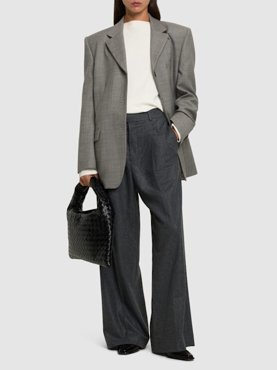 Carven: Wool wide pants - women_1 | Luisa Via Roma
