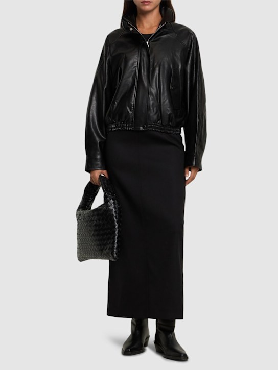 LOW CLASSIC: Glossy short jacket - women_1 | Luisa Via Roma