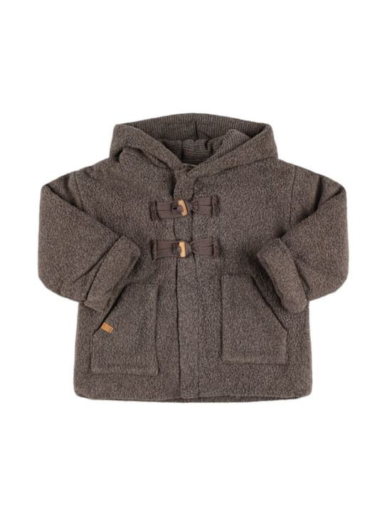 1 + IN THE FAMILY: Giacca in misto cotone con cappuccio - Grigio - kids-girls_0 | Luisa Via Roma