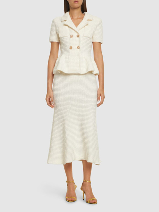 Self-portrait: テクスチャードニットミディドレス - women_1 | Luisa Via Roma