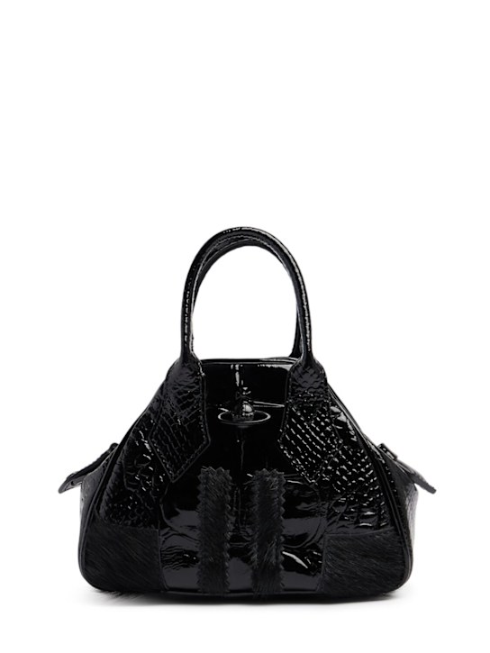 Vivienne Westwood: Mini Yasmine Chain leather bag - women_0 | Luisa Via Roma