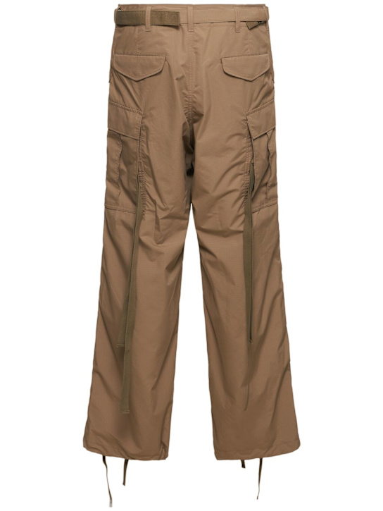 Sacai: Ripstop cargo pants - men_1 | Luisa Via Roma