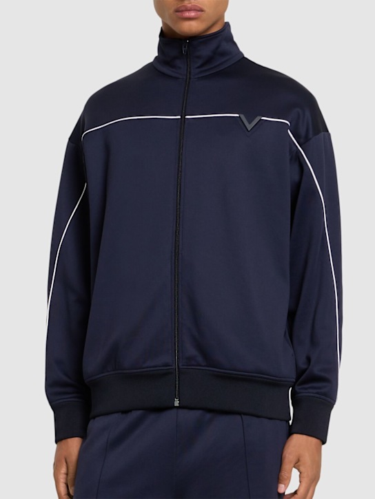 Valentino: Trainingsanzug aus Baumwollmischjersey - men_2 | Luisa Via Roma