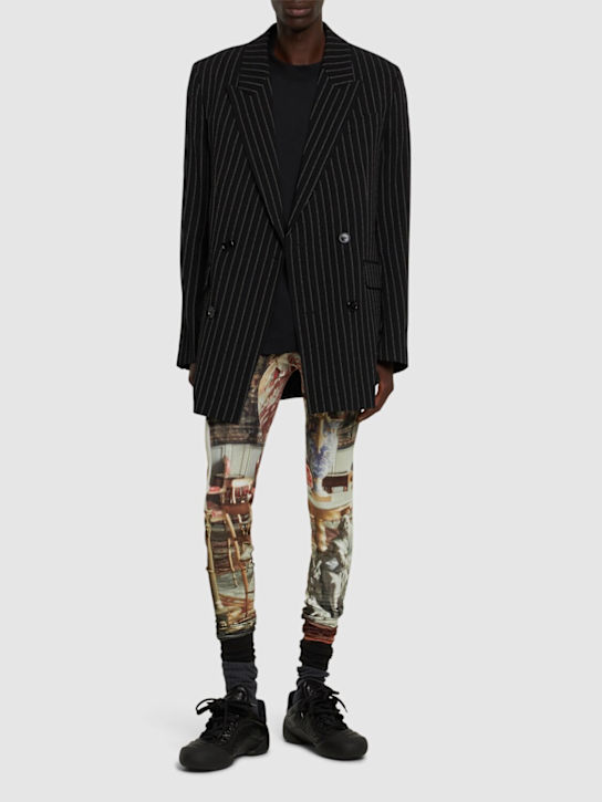 Vivienne Westwood: Bedruckte Leggings - Bunt - men_1 | Luisa Via Roma