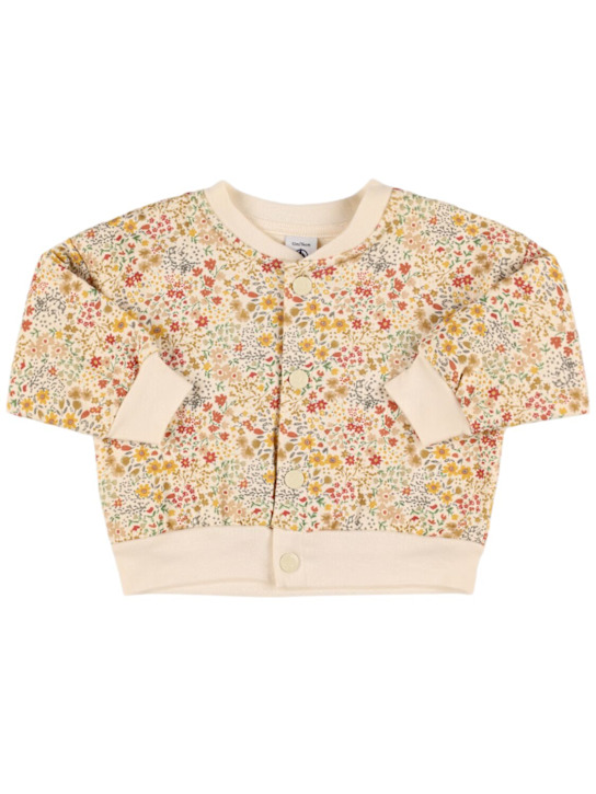 Petit Bateau: コットンブレンドボンバージャケット - kids-girls_0 | Luisa Via Roma