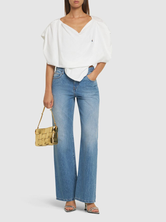 Vivienne Westwood: Heart poplin logo top - women_1 | Luisa Via Roma