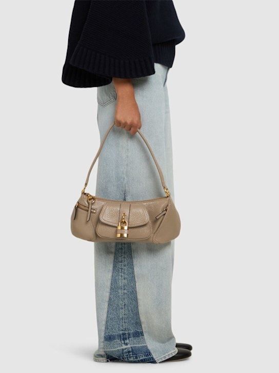 Chloé: The 99 shiny grained leather bag - women_1 | Luisa Via Roma
