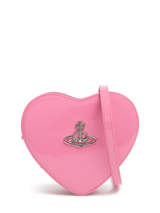 Vivienne Westwood: Louise Heart patent crossbody bag - women_0 | Luisa Via Roma