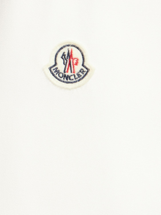 Moncler: Buffaure tech & cotton down jacket - men_4 | Luisa Via Roma