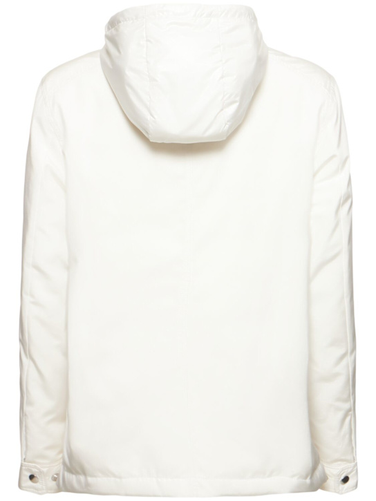 Moncler: Buffaure tech & cotton down jacket - men_5 | Luisa Via Roma