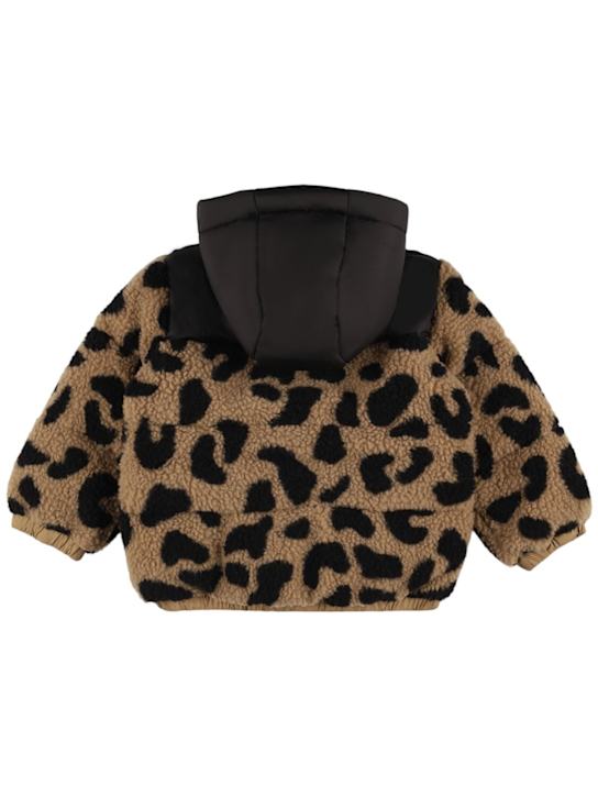 Liewood: Giacca imbottita in poly riciclato stampa leopard - kids-girls_2 | Luisa Via Roma