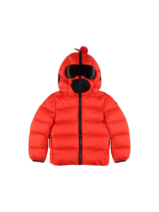 Ai Riders: Water repellent nylon down jacket - Red - kids-boys_0 | Luisa Via Roma