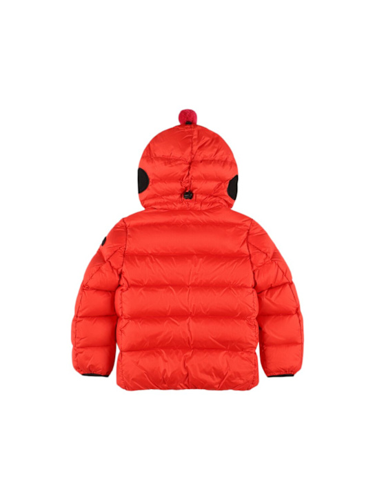Ai Riders: Water repellent nylon down jacket - Red - kids-boys_2 | Luisa Via Roma