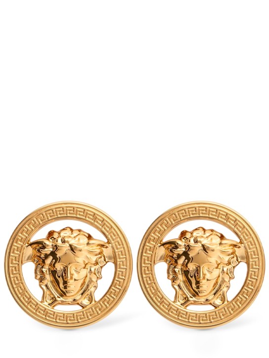 Versace: Medusa '95 stud earrings - Gold - women_0 | Luisa Via Roma