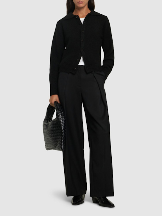 LOW CLASSIC: ワイドパンツ - ブラック - women_1 | Luisa Via Roma