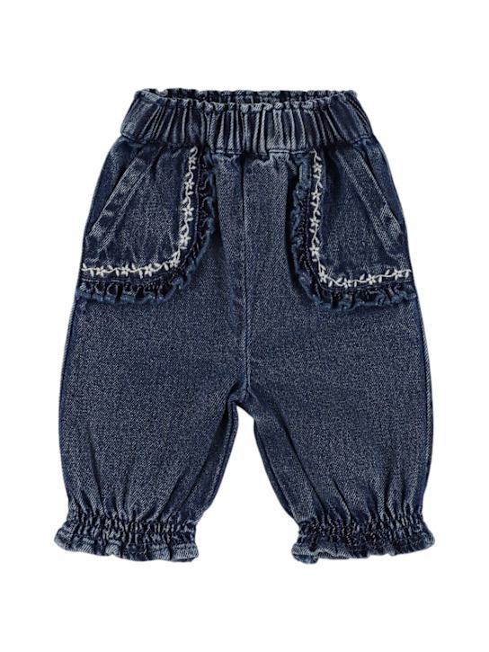 Emile & Ida: コットンシャンブレージーンズ - kids-girls_0 | Luisa Via Roma