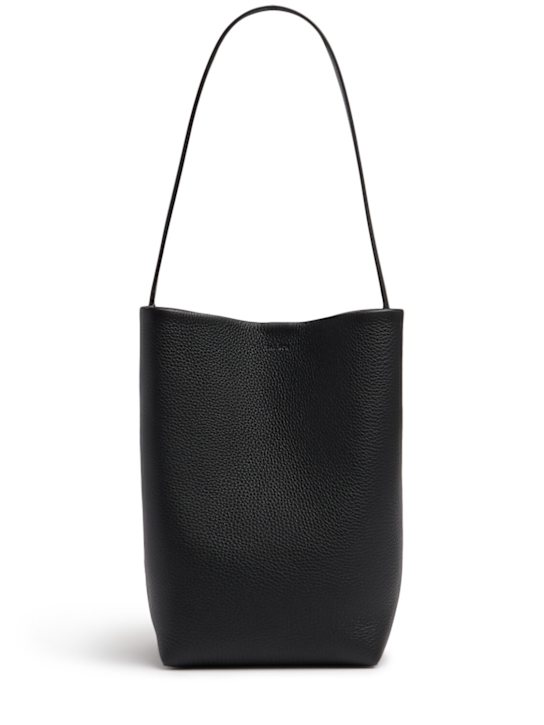 The Row: Medium Lux Park grain leather tote bag - women_0 | Luisa Via Roma