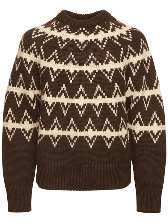 After Pray: Odin jacquard knit sweater - men_0 | Luisa Via Roma