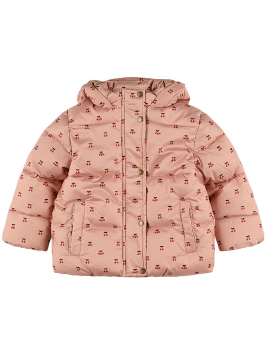 Emile & Ida: Giacca imbottita in poly stampato / cappuccio - kids-girls_0 | Luisa Via Roma