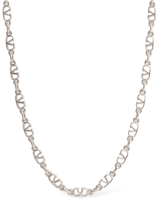 Valentino Garavani: Vlogo signature necklace - men_0 | Luisa Via Roma