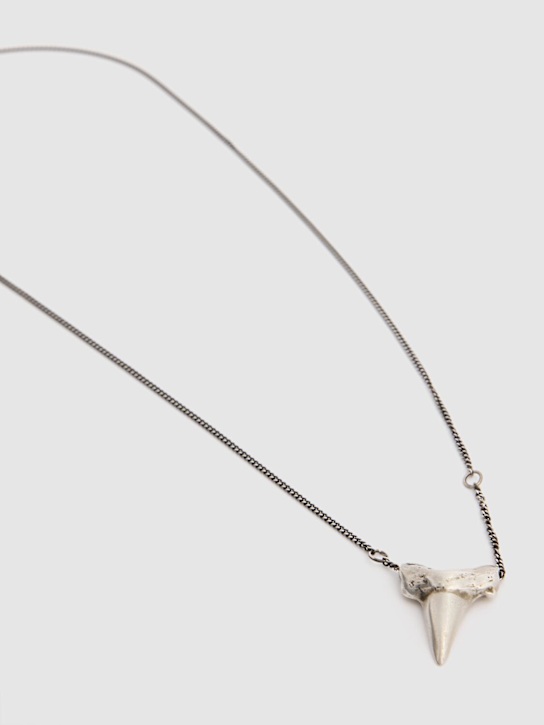 Ann Demeulemeester: Dima necklace shark tooth pendant - men_1 | Luisa Via Roma