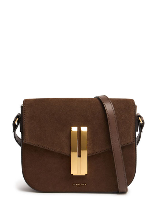 DeMellier: Small Vancouver suede shoulder bag - women_0 | Luisa Via Roma