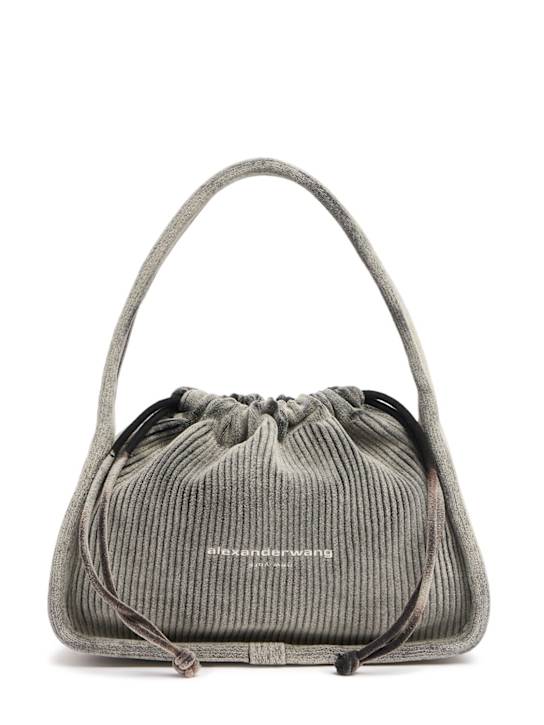 Alexander Wang: Small Ryan canvas top handle bag - women_0 | Luisa Via Roma