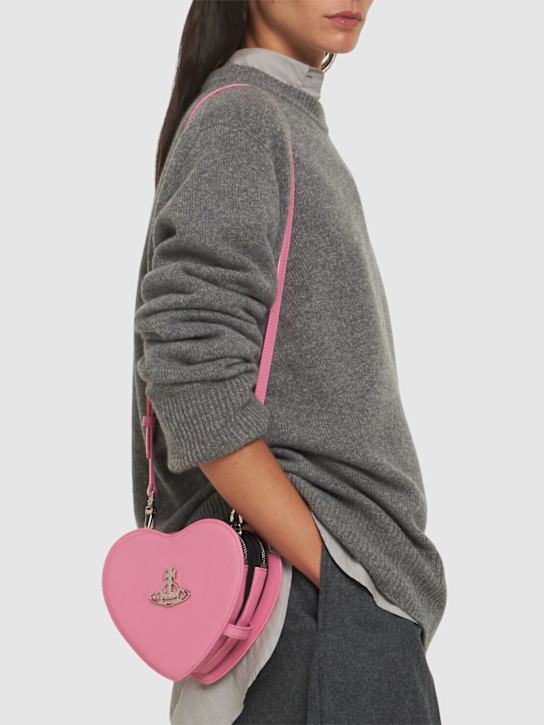 Vivienne Westwood: Louise Heart patent crossbody bag - women_1 | Luisa Via Roma