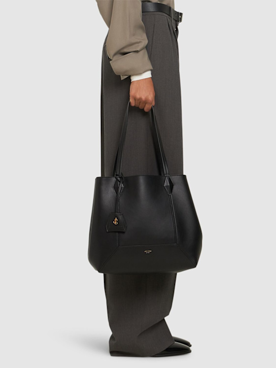 Jimmy Choo: Medium Diamond soft shiny leather bag - women_1 | Luisa Via Roma