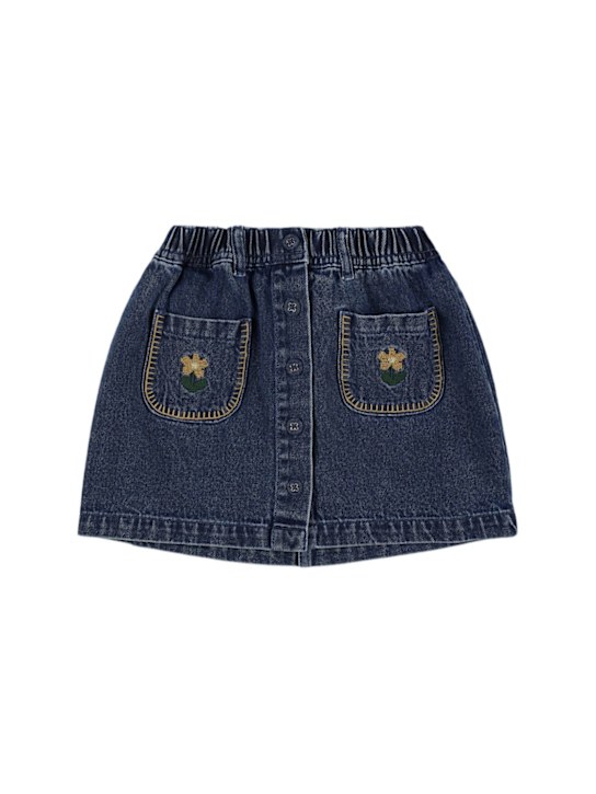 Emile & Ida: コットンデニムスカート - kids-girls_0 | Luisa Via Roma