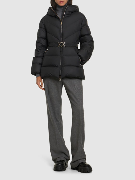 Moncler: Brosse tech down jacket - women_1 | Luisa Via Roma