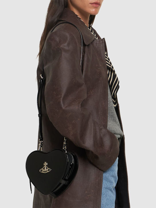 Vivienne Westwood: Louise Heart patent leather bag - women_1 | Luisa Via Roma