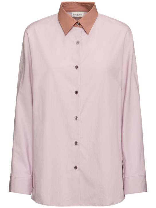 Dries Van Noten: Casio poplin shirt - women_0 | Luisa Via Roma