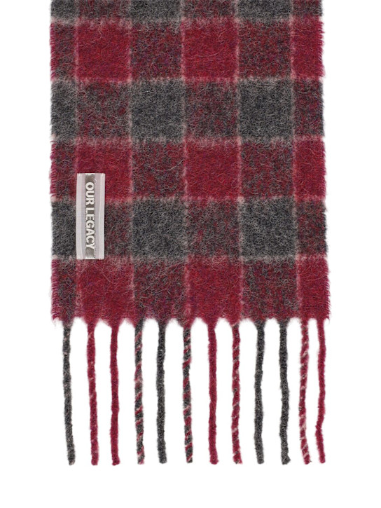 Our Legacy: Estate scarf - Pink Check - men_1 | Luisa Via Roma