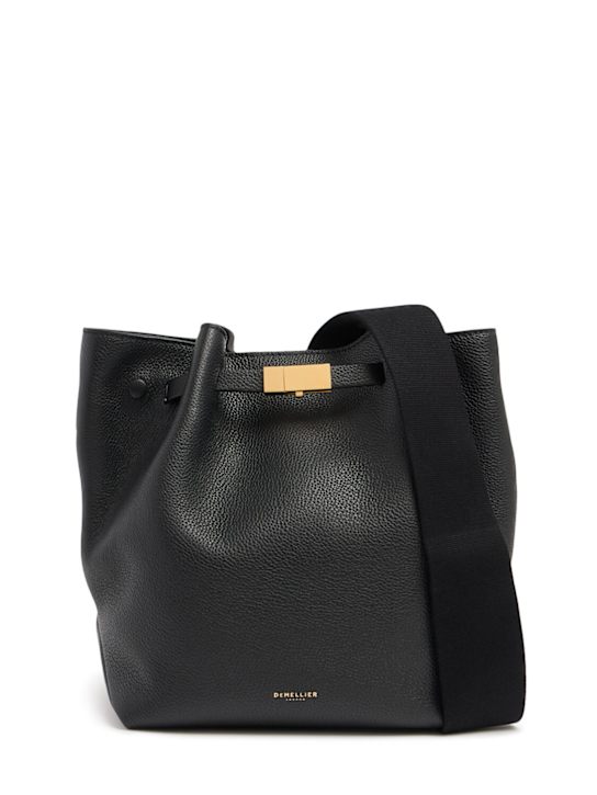 DeMellier: New York grain leather bucket bag - women_0 | Luisa Via Roma