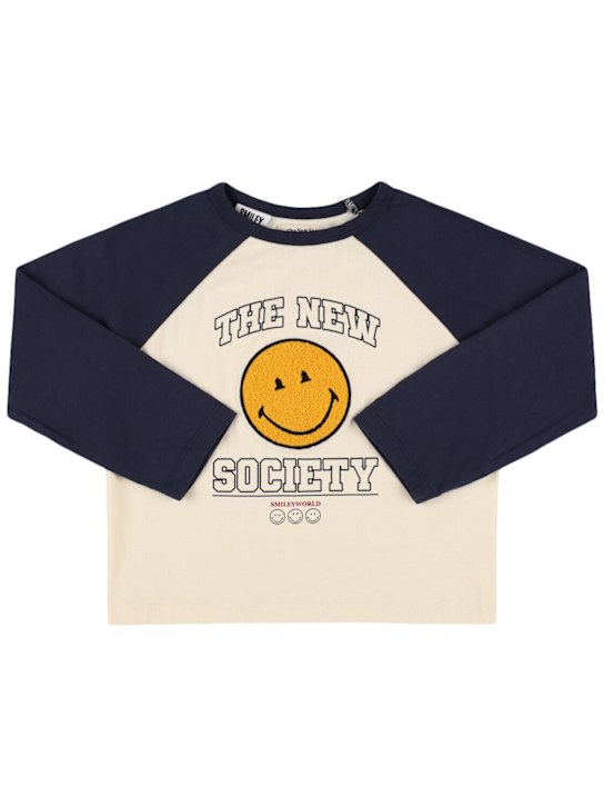 The New Society: コットンジャージーTシャツ - kids-girls_0 | Luisa Via Roma